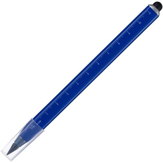 Вечный карандаш Tricore со стилусом, синий-2