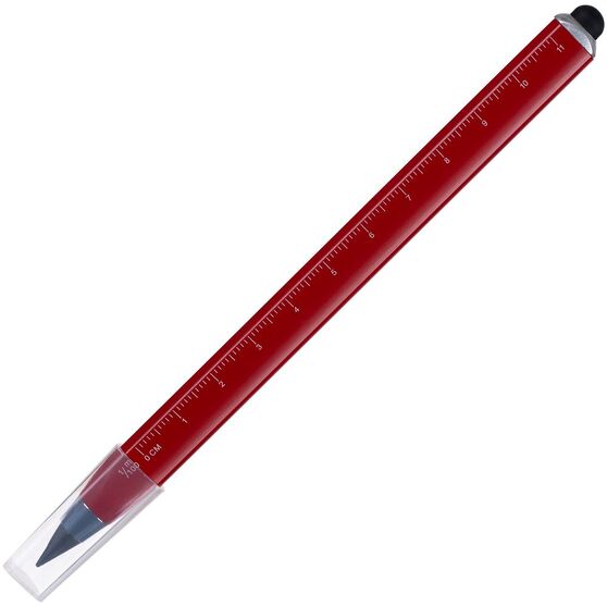 Вечный карандаш Tricore со стилусом, красный-3
