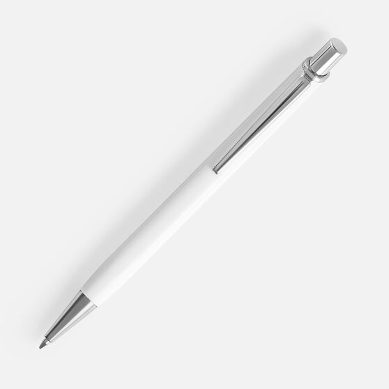 Ручка шариковая Konvent, матовая, белая-1