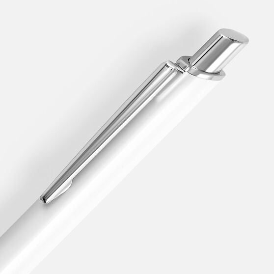 Ручка шариковая Konvent, матовая, белая-3
