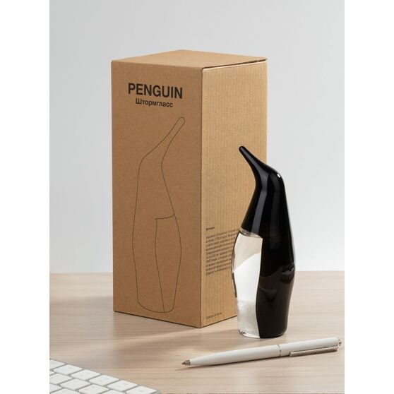 Штормгласс Penguin, черный-9