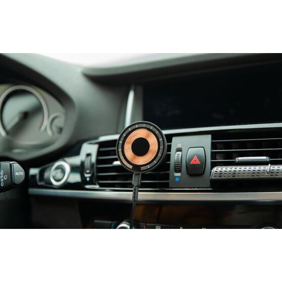 Держатель для смартфона Cooper Auto Wireless с беспроводной зарядкой, черный-8