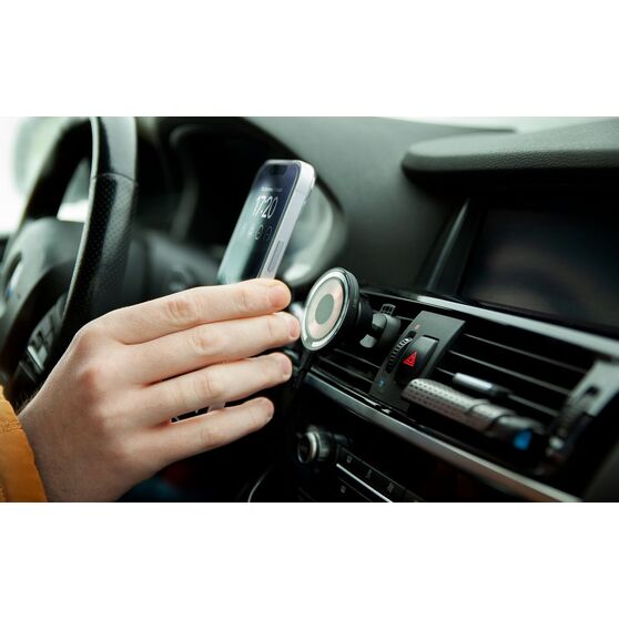 Держатель для смартфона Cooper Auto Wireless с беспроводной зарядкой, черный-12