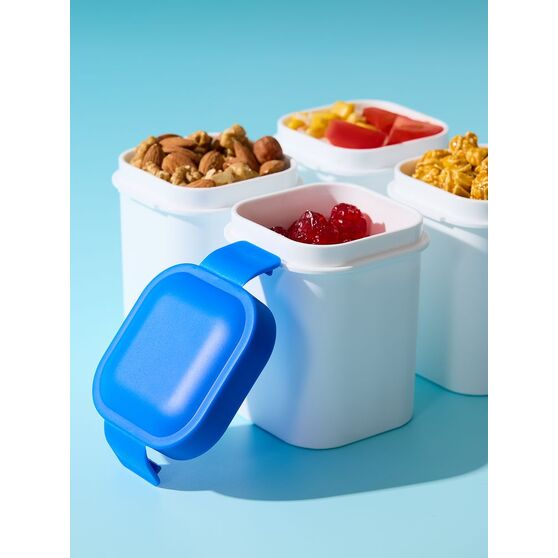 Ланчбокс для снеков Lunch Crunch, белый с синим-4