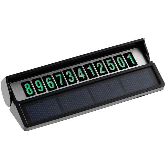 Парковочная визитка Litera Solar, черная-2