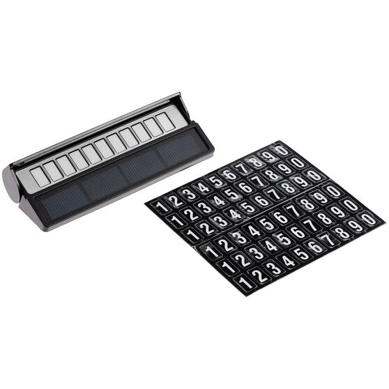 Парковочная визитка Litera Solar, черная-9