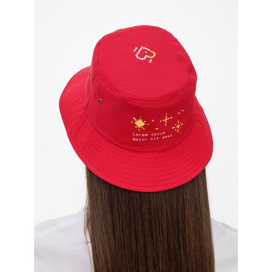 Панама Pana Vista, красная-10