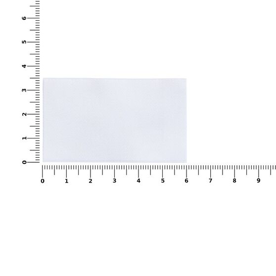 Лейбл тканевый Epsilon, M, белый-3