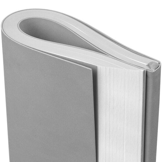 Ежедневник Flat Maxi, недатированный, серый-6