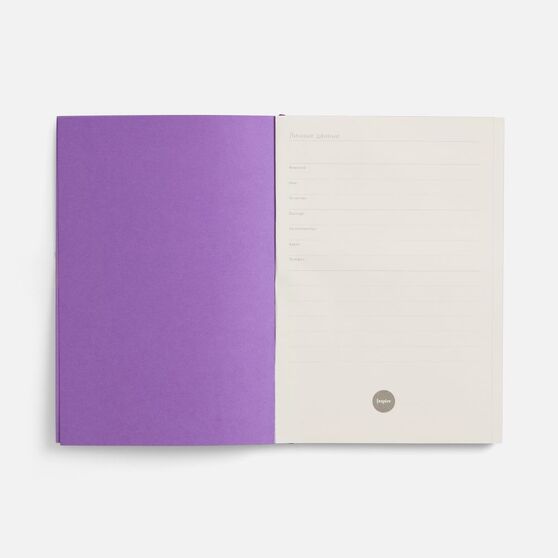 Ежедневник Flat ver.2, недатированный, фиолетовый-5