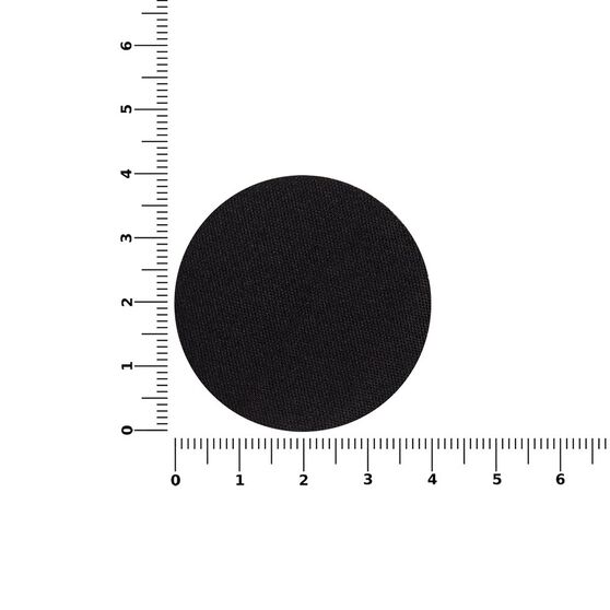 Наклейка тканевая Lunga Round, M, черная-3