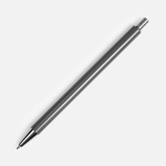 Ручка шариковая Slim Beam, серая-1