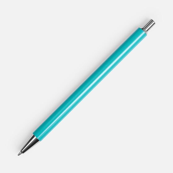 Ручка шариковая Slim Beam, бирюзовая-1