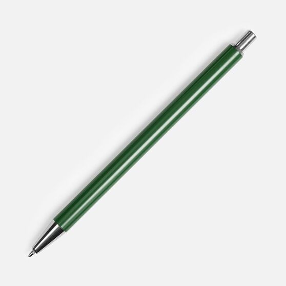 Ручка шариковая Slim Beam, зеленая-1