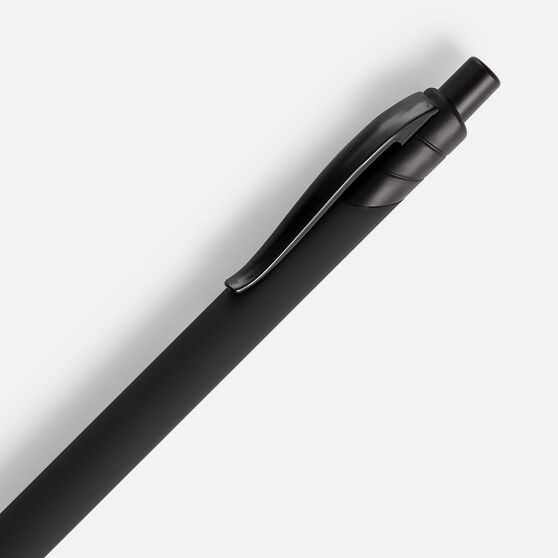 Ручка шариковая Undertone Black Soft Touch, черная-3