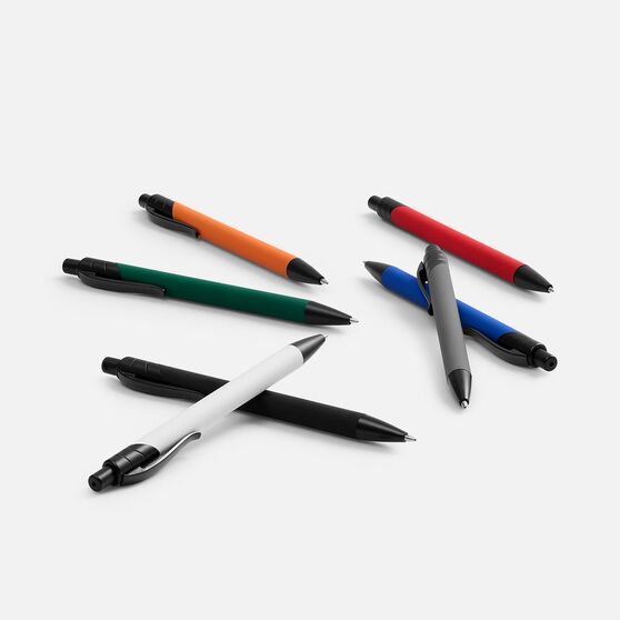 Ручка шариковая Undertone Black Soft Touch, зеленая-5