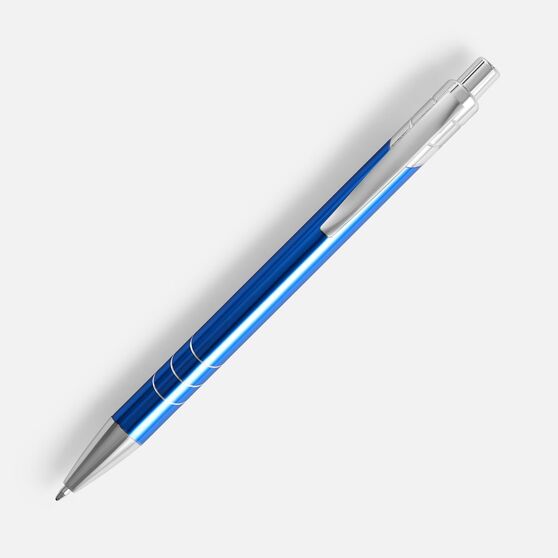 Ручка шариковая Undertone Metallic, синяя-2