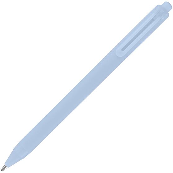 Ручка шариковая Cursive Soft Touch, голубая-4
