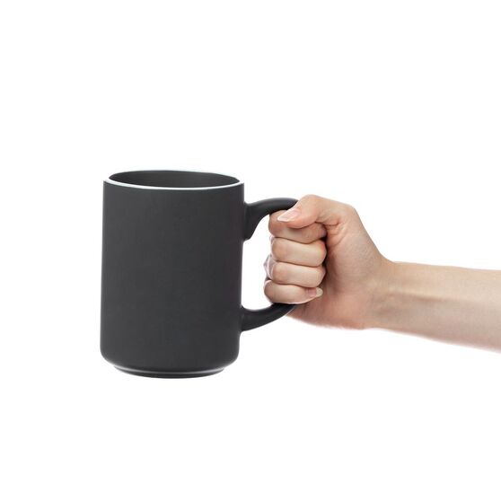 Кружка Mugful, темно-серая (графитовая)-3
