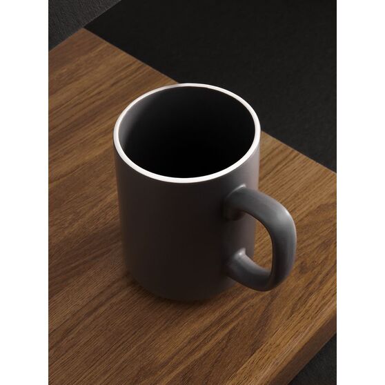 Кружка Mugful, темно-серая (графитовая)-5