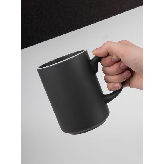 Кружка Mugful, темно-серая (графитовая)-6