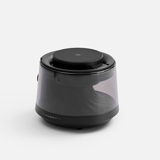 Bluetooth-колонка с подсветкой и беспроводной зарядкой Quantium, черная-3