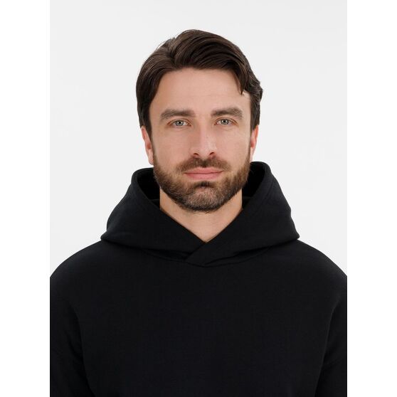 Худи оверсайз унисекс Snuggie, черное-8