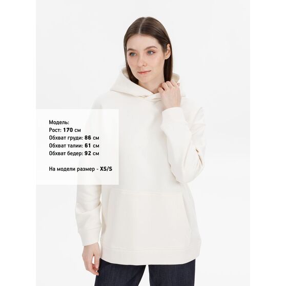 Худи оверсайз унисекс Snuggie, молочно-белое-6