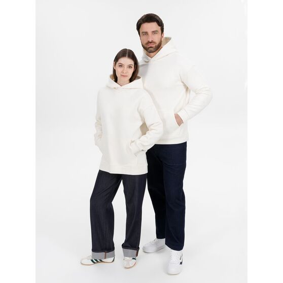 Худи оверсайз унисекс Snuggie, молочно-белое-13