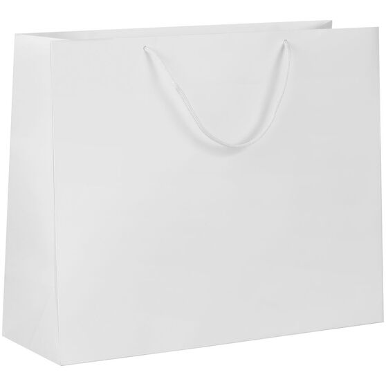 Пакет бумажный с ламинацией Lami Tote L, белый-1