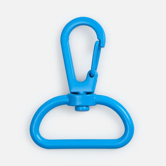 Застежка-карабин Snap Hook, L, голубая-1