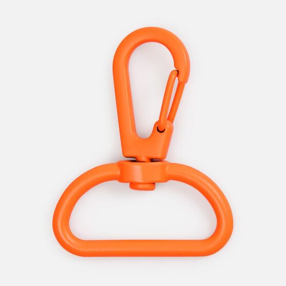 Застежка-карабин Snap Hook, L, оранжевый неон-1