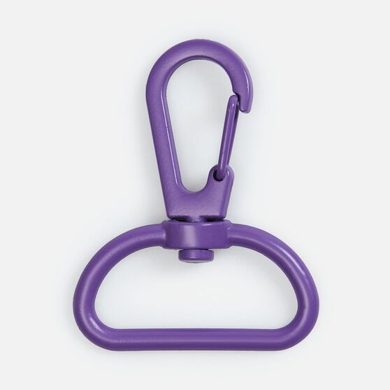 Застежка-карабин Snap Hook, L, фиолетовая-1