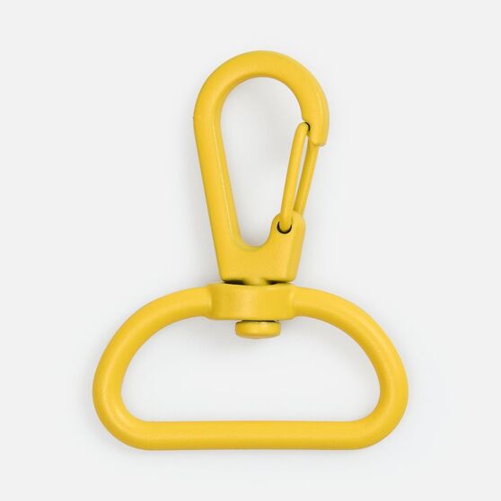 Застежка-карабин Snap Hook, L, желтая-1
