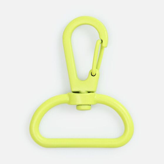 Застежка-карабин Snap Hook, L, желтый неон-1