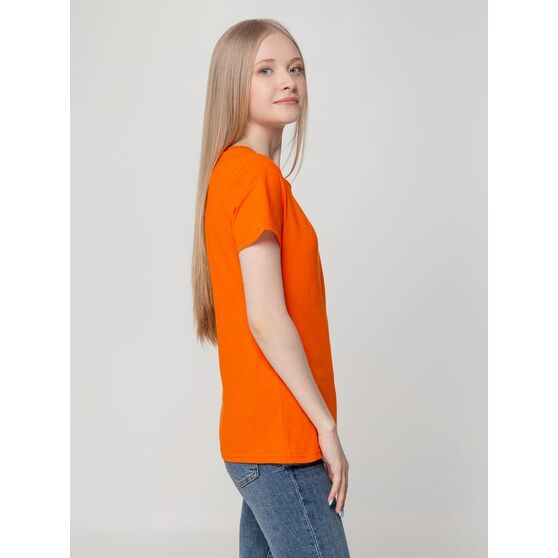 Футболка женская T-bolka Lady, оранжевая-6