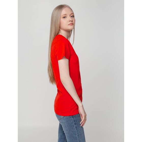 Футболка женская T-bolka Lady, красная-6