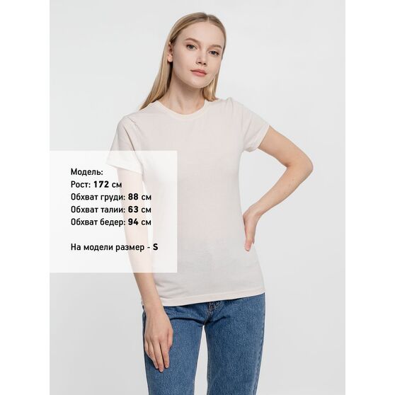 Футболка женская T-bolka Lady, молочно-белая-3