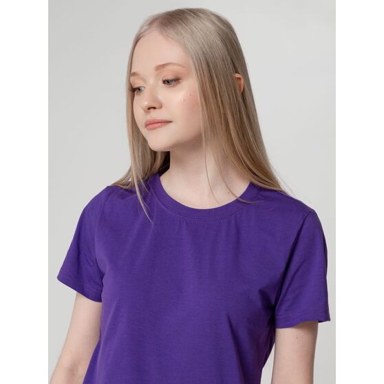 Футболка женская T-bolka Lady, фиолетовая-8