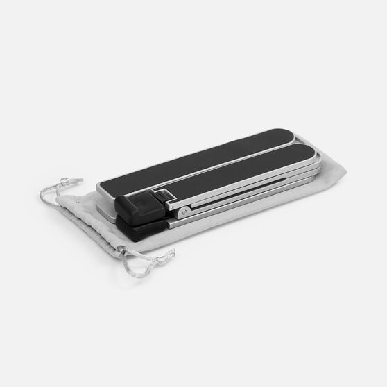 Подставка для ноутбука и планшета Scaffold Compact, серебристый металлик-4