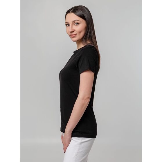 Футболка женская T-bolka Stretch Lady, черная-7