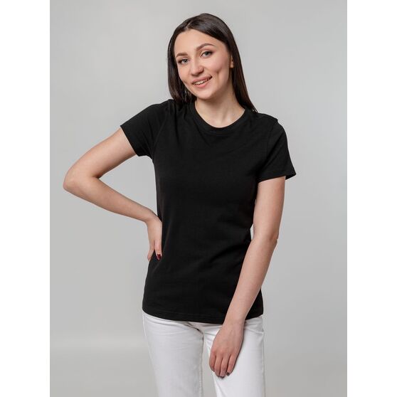 Футболка женская T-bolka Stretch Lady, черная-5