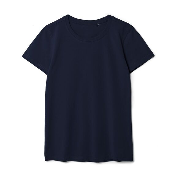 Футболка женская T-bolka Stretch Lady, темно-синяя (navy)-1
