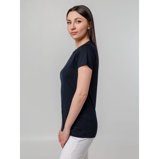 Футболка женская T-bolka Stretch Lady, темно-синяя (navy)-7
