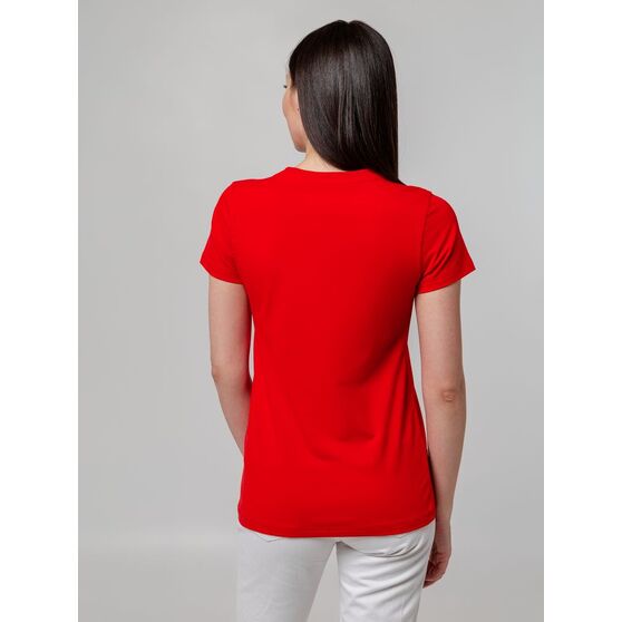 Футболка женская T-bolka Stretch Lady, красная-6