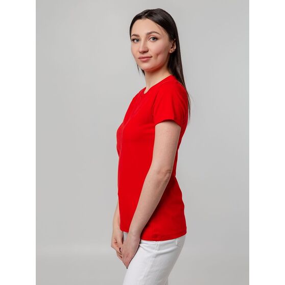 Футболка женская T-bolka Stretch Lady, красная-7
