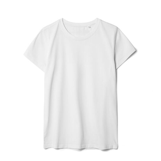 Футболка женская T-bolka Stretch Lady, белая-1