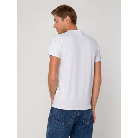 Футболка мужская T-bolka Stretch, белая-6