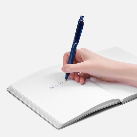 Ручка шариковая Prodir QS20 PMT-T, синяя-6