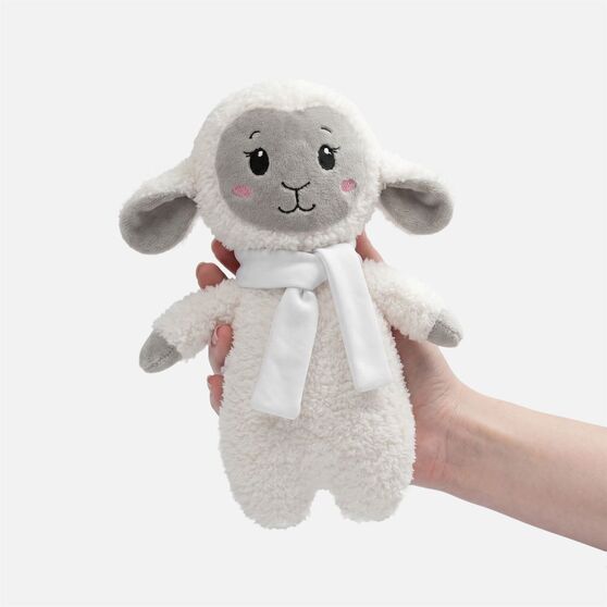 Мягкая игрушка Beastie Toys, овечка с белым шарфом-2